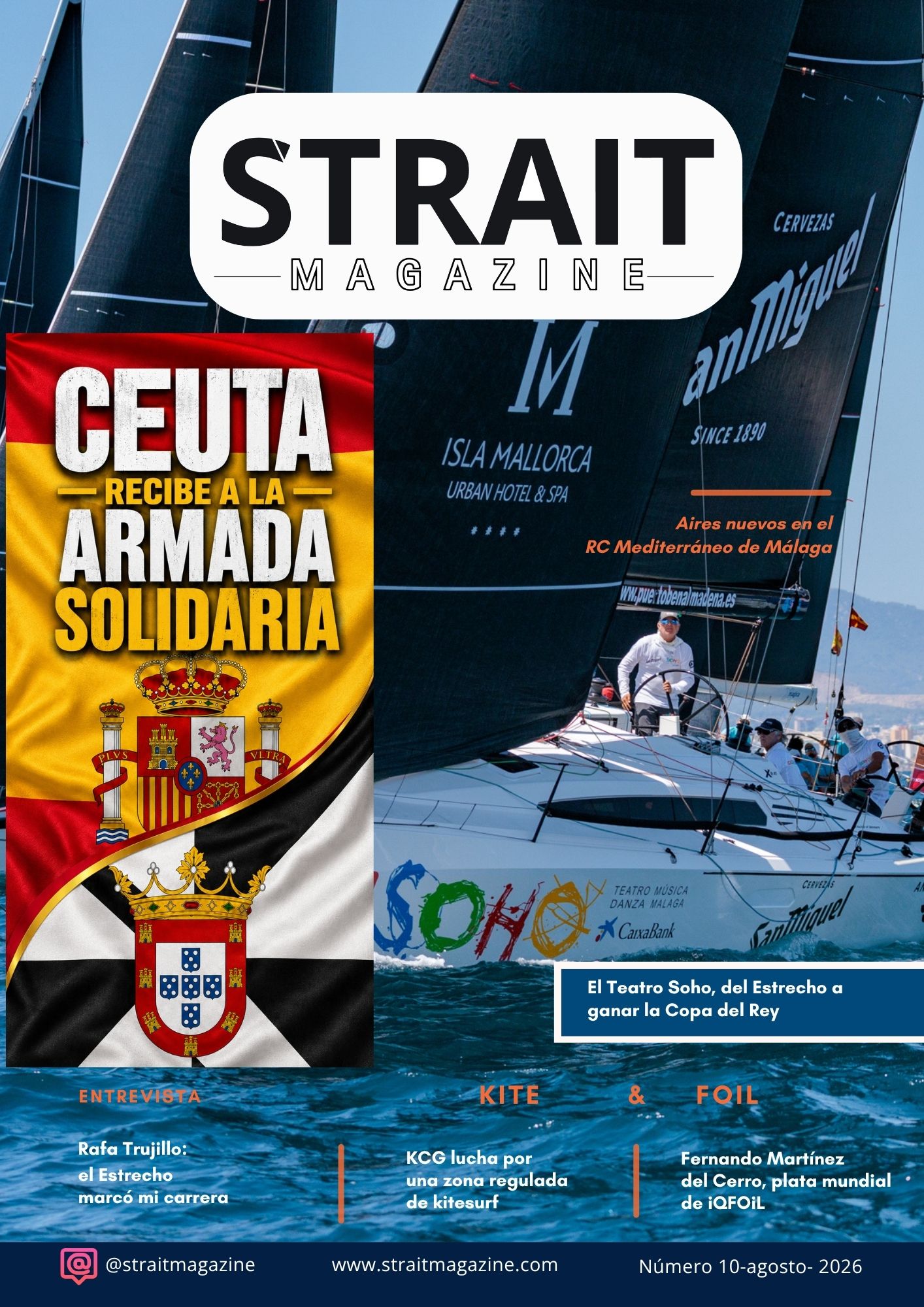Portada StraitMagazine Nº 10 Agosto 2026 revista del Estrecho de Gibraltar