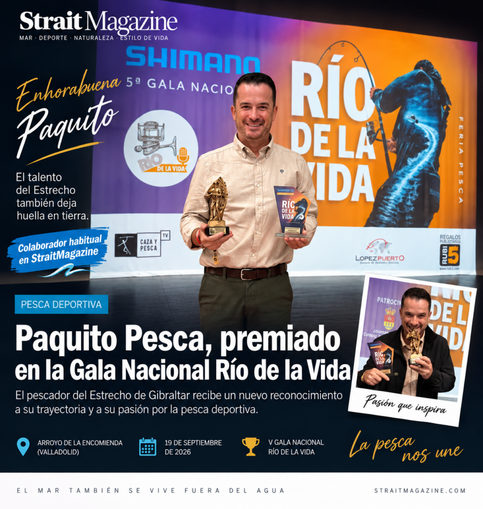 Paquito Pesca, colaborador habitual de StraitMagazine, premiado en la Gala Nacional Río de la Vida 2026